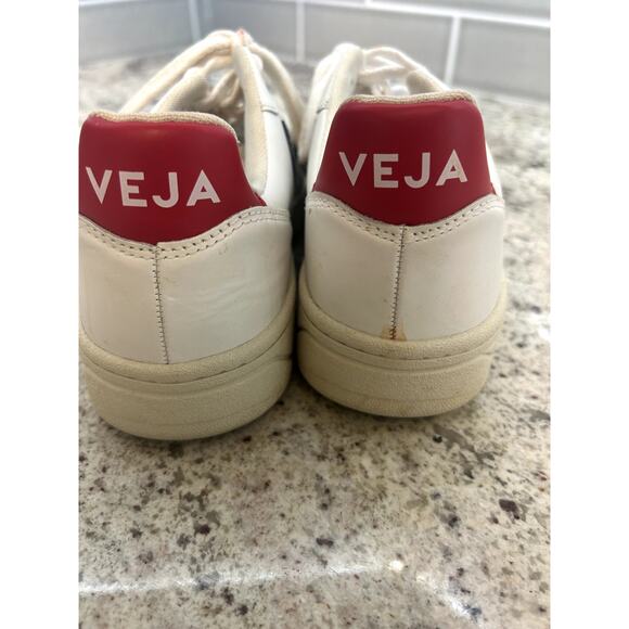 VEJA V-10 CWL WHITE NAUTICO PEKIN SIZE 39 W8/M6 - Picture 5 of 8